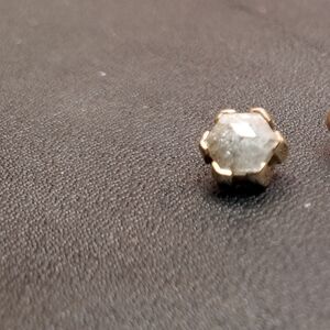 ❌SOLD❌Grey Diamond 14g threaded end